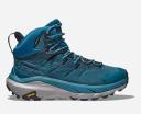 HOKA Kaha 2 GORE-TEX Hiking Shoes in Blue Coral/Blue Graphite
