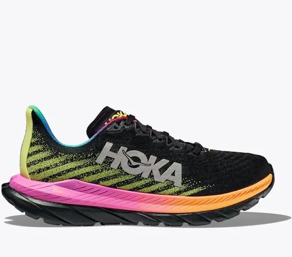 Hoka Mach 5 Men Shoe Black/Multi 9.5 D