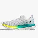 Hoka Mach 5 Men Shoe White/Blue 8.5 2E