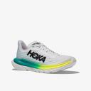 Hoka Mach 5 Men Shoe White/Blue 8.5 2E