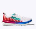 Hoka Mach 5 Men Shoe White/Flame 12.0 2E