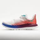 Hoka Mach 5 Men Shoe White/Flame 12.0 2E