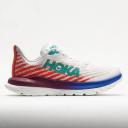 Hoka Mach 5 Men Shoe White/Flame 12.0 2E