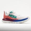 Hoka Mach 5 Men Shoe White/Flame 12.0 2E