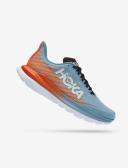 Hoka Mach 5 Men Shoe White/Scuba Blue 12.5 D