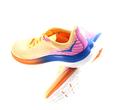 Hoka Mach 5 Womens Shoe - US 7.5 / Impala/Cyclamen