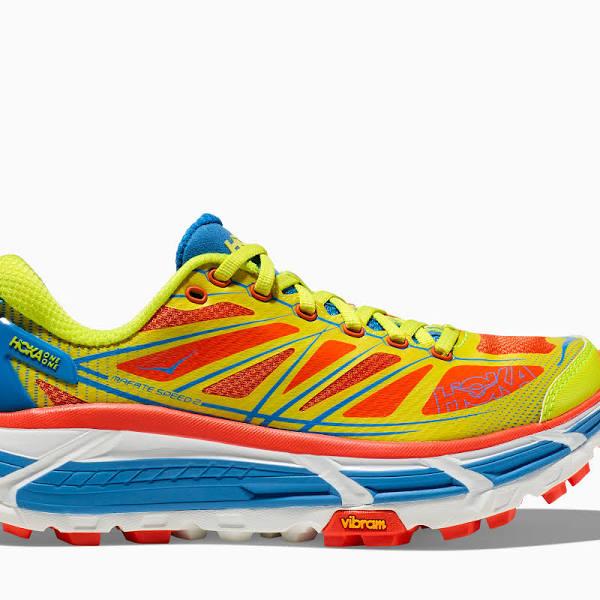 Hoka Mafate Speed 2 - Flame / Evening Primrose - US 5.5 - Unisex