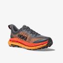Hoka Mafate Speed 4 Shoes Navy Blue Light Green - 42