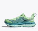 Hoka Mafate Speed 4 Shoes Pastel Green Turquoise Light Blue Women - 36