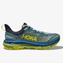 Hoka Mafate Speed 4 Trail Running shoes-44-Stone Blue/Dark Citron