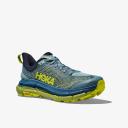 Hoka Mafate Speed 4 Trail Running shoes-44-Stone Blue/Dark Citron