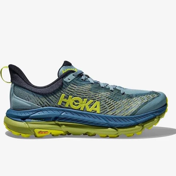 Hoka Mafate Speed 4 Trail Running shoes-44-Stone Blue/Dark Citron