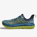 Hoka Mafate Speed 4 Trail Running shoes-45 1/3-Stone Blue/Dark Citron