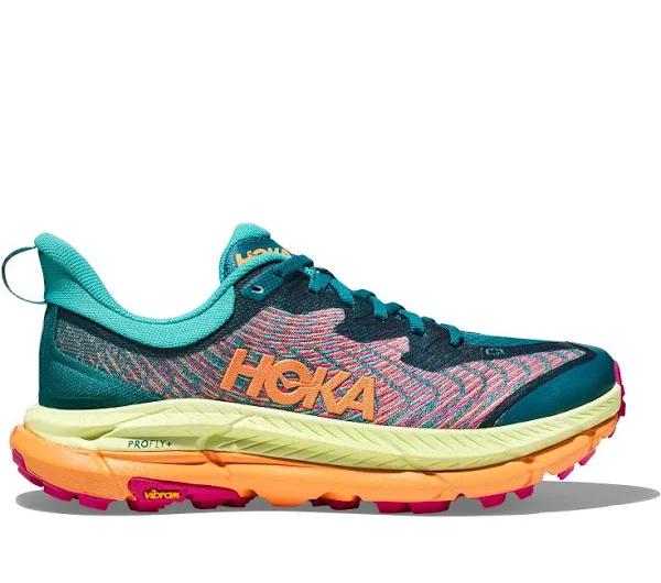 Hoka Mafate Speed 4 Womens Trail Running Shoes - Deep Lake/Ceramic - 7