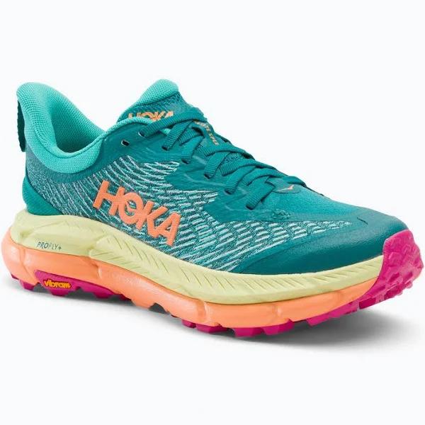 Hoka Mafate Speed 4 Womens Trail Shoe - US 7.5 / Deep Lake/Ceramic