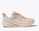 Hoka Men's Clifton 9 Shoes in Shifting Sand/Eggnog, Size 12.5
