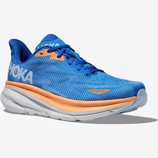 HOKA Men's Clifton Running Shoes in Coastal Sky/All Aboard, Size 9 W
