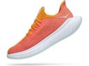 Hoka Mens Carbon x 3 Shoes White/Flame