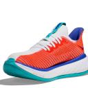 Hoka Mens Carbon x 3 Shoes White/Flame