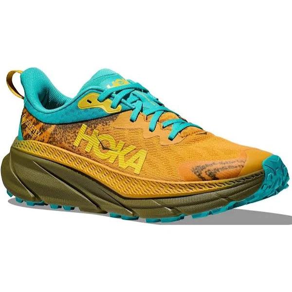 Hoka Mens Challenger ATR 7 GTX Shoes Golden Yellow / Avocado