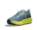 Hoka Mens Speedgoat 5 Shoes Stone Blue / Dark Citron