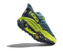 Hoka Mens Speedgoat 5 Shoes Stone Blue / Dark Citron