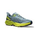 Hoka Mens Speedgoat 5 Shoes Stone Blue / Dark Citron