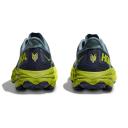 Hoka Mens Speedgoat 5 Wide Shoes Stone Blue / Dark Citron