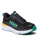 Hoka One One Bondi 7 Mens, 9.5 / Black/Atlantis