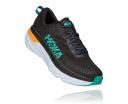 Hoka One One Bondi 7 Mens, 9.5 / Black/Atlantis