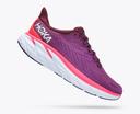 Hoka One One Clifton 8 Womens, 10 / Sharkskin / Diva Pink PDPK