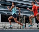 Hoka One One Clifton 8 Womens, 10 / Sharkskin / Diva Pink PDPK