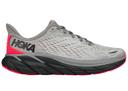 Hoka One One Clifton 8 Womens, 10 / Sharkskin / Diva Pink PDPK