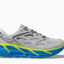 Hoka One One Clifton L Suede Lunar Rock Diva Blue