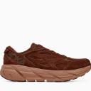Hoka One One Clifton L Suede Lunar Rock Diva Blue