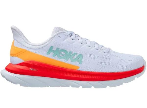 Hoka One One Mach 4 White Fiesta