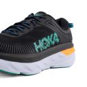 Hoka One One Men's Bondi 7 Running Shoe (Black/Atlantis) 13 US