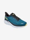 Hoka One One Men's Clifton 8 Running Shoes (Fiesta/Blazing Orange, Size 8 US)