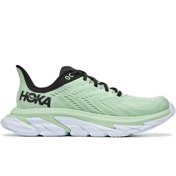 Hoka One One Men's Clifton Edge Running Shoes (Green Ash/Outer Space) 8.5 US