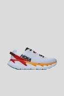 Hoka One One Men's Elevon 2 Running Shoes (White/Blazing Orange, Size 10.5 US)