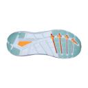 Hoka One One Men's Elevon 2 Running Shoes (White/Blazing Orange, Size 11.5 US)