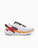 Hoka One One Men's Elevon 2 Running Shoes (White/Blazing Orange, Size 8.5 US)