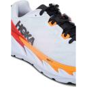 Hoka One One Men's Elevon 2 Running Shoes (White/Blazing Orange, Size 8.5 US)