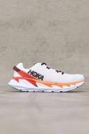 Hoka One One Men's Elevon 2 Running Shoes (White/Blazing Orange, Size 8.5 US)