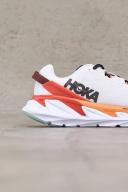 Hoka One One Men's Elevon 2 Running Shoes (White/Blazing Orange, Size 8.5 US)