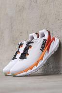 Hoka One One Men's Elevon 2 Running Shoes (White/Blazing Orange, Size 8 US)
