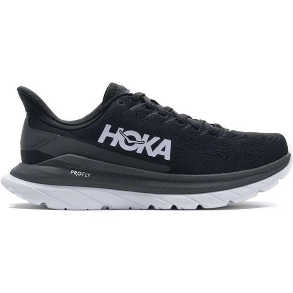 Hoka One One Men's Mach 4 Running Shoes (Black/Dark Shadow, Size 7 US)
