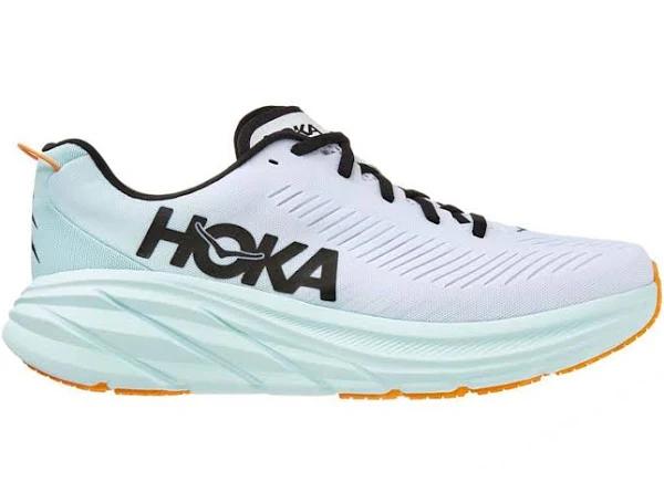 Hoka One One Rincon 3 White Blue Glass