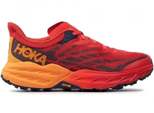 Hoka One One Speedgoat 5 Fiesta Red Radiant Yellow