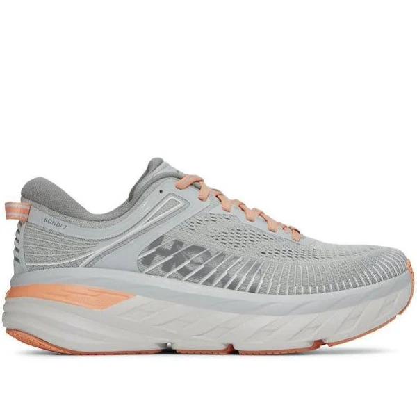 Hoka One One Women's Bondi 7 Running Shoe (Harbor Mist/Sharkskin) 9.5 US